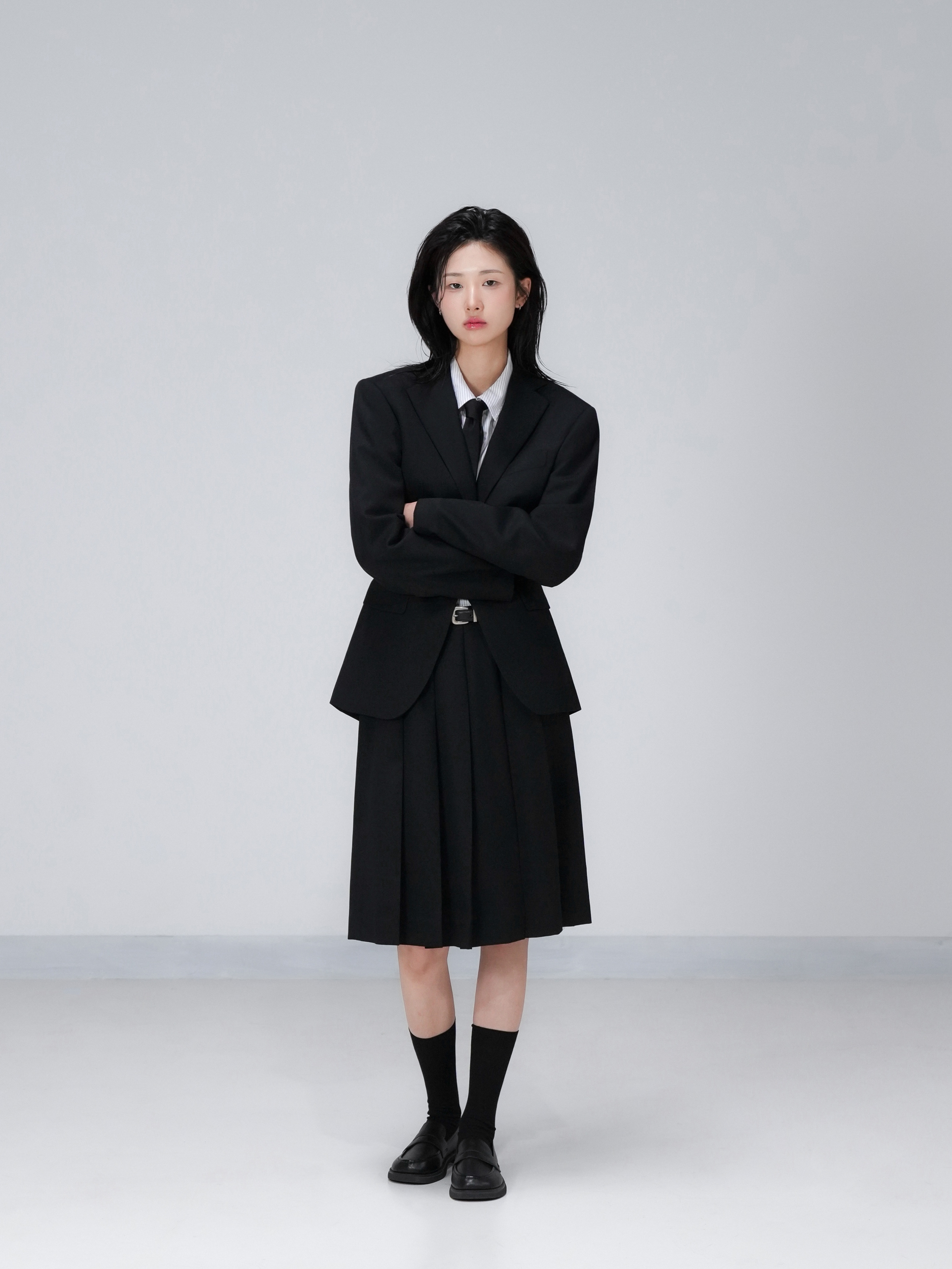 여성 수트 룩북 16